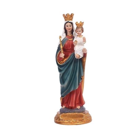 Resin Figurer Jesus Skulptur Religiøs Spisestue Jomfru Maria Statue