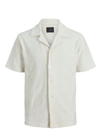 Jack & Jones Jprblaben Ss Shirt - Cream - L