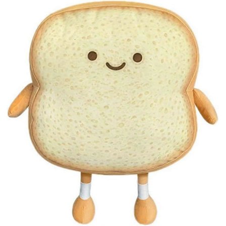 Toast Brød Form Plysj Lekepute, Utstoppet Plysj Toast Sofapute, Barn Voksen Hjem Soverom Dekor (Gull)