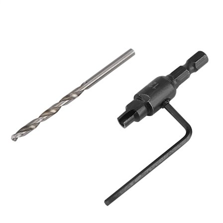 1/4 tuuman kuusiokantainen HSS-poranteräsarja nopea vaihto #6 #8 #10 #12 uppokantapora puuntyöstötyökalu