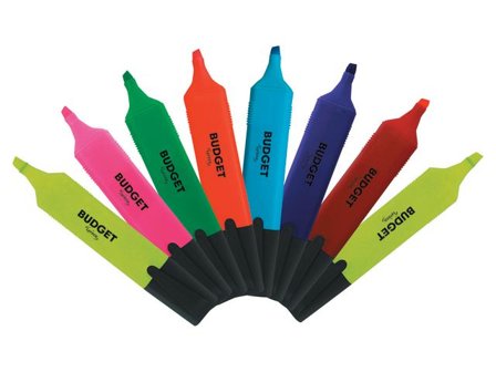 LYRECO BUDGET Överstrykningspenna 8/fp - Lyreco - Kontorsmaterial - Pennor - Överstrykningspennor