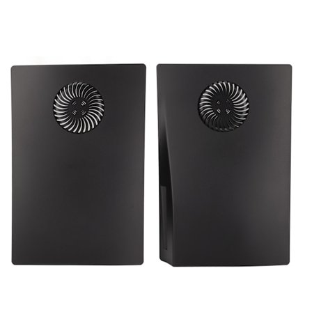Frontpaneler för PS5 Damm- och Repskyddande Ersättningsfrontpanel med Värmeavledningsport för PS5 Disc-version
