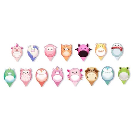 15 kpl Squishmallows Cupcake -kakunkoristeet, juhlatarvikkeet, syntymäpäiväkoristeet