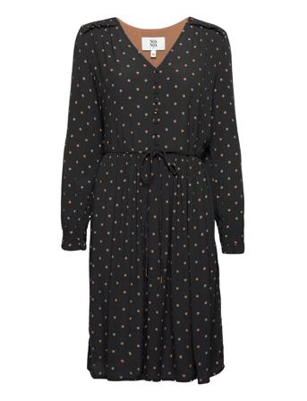 Bella Dress Lyhyt Mekko Musta Noa Noa