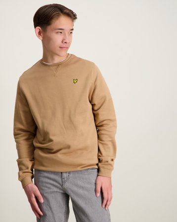 Lyle & Scott Crew Neck Sweatshirt Beige Pullover Jungen - Kids Brand Store