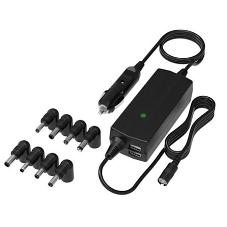 Universal laptopladdare till bil, 8 kontakter
