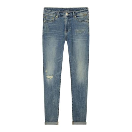 Summum Woman, Jeans traped rain Blauw, Dames, Maat:XS