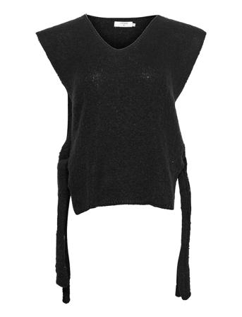 Maggiecr Sleeveless Pullover Vests Knitted Vests Musta Cream