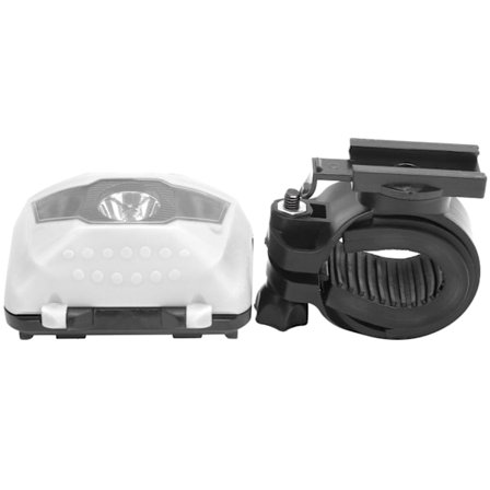 Multifunktionel Cykelklemme Lys Forlygte Baglygte Udendørs Vandtæt til Natkørsel Hvid