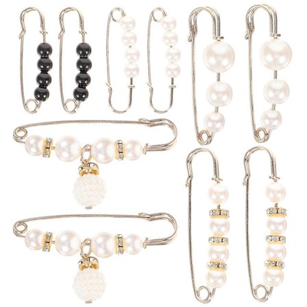 10 stk Midje Bukser Nåler Brosje Nål Sjal Klemmer Bukser Kjole Midje Nål Krage Sikkerhetsnål