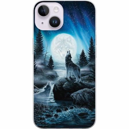 Apple Iphone 14 Mjukt Skal - Wolf / Varg