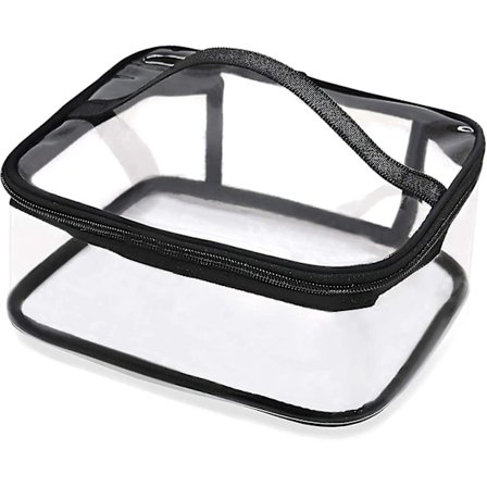 Klar Toilettaske, Funnasting Klar Makeup Taske Vandtæt Transparent Bærbar Rejsetaske