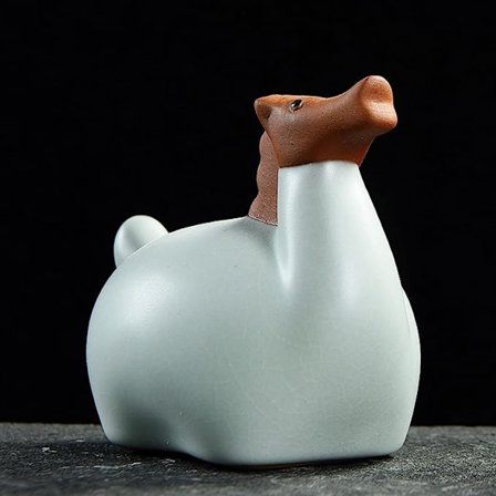 Keramikk Hest Håndlaget Skulptur Dyr Ornament Hage Hotell Home Decor Kontor Bil Dashboard Gave