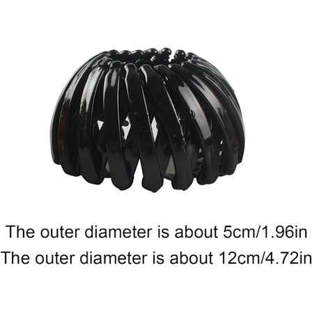 (3 stk.)Magiske Elastiske Hårclips Dobbelt Clip Strækbar Hårtang