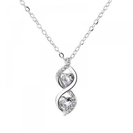 925 Sterling Silver Smycken Zirkon Hänge Halsband 18", Gåvor Till Kvinnor, Mors Dag Gåvor, Födelsedagspresenter Till Kvinnor, Halsband För Kvinnor