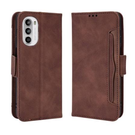 Motorola Moto G52 6-fack Plånboksfodral - Brun Brun