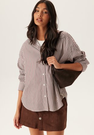 ONLY - Onloregon Solo Shirt Noos - Winetasting Stripes:small Brig - Kläder - - Bubbleroom