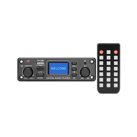 Digital Audioafspiller Bluetooth MP3 Afspiller Dekoderkort 128X64 DOTS LCD USB SD BT FM Musikafspiller M