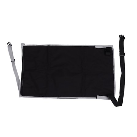 Flysædeforlænger til børn Lærred Bærbar Toddler Rejse seng Fly Fodstøtte Hængekøje til flyvninger Sort