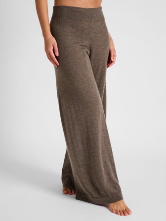 Kashmina - Kashmirbukse "Air pants" - dark toast - Size XL