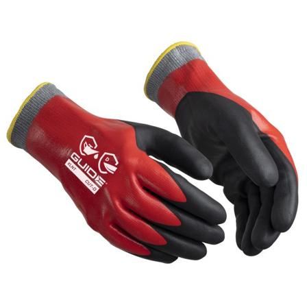 Guide Gloves 9508 Työkäsineet nitriilipinnoite, viiltosuojaustaso D, öljypito 7, Vaatteet