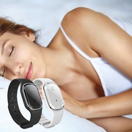 MIL Ultralyd Myggavvisende Armbånd for Utendørsbruk - Ren Fysisk Myggavviser - ABS + Silikon - Hvit