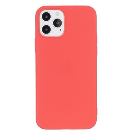 Iphone 12 / 12 Pro - Solid Matt Tpu Skal - Röd