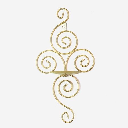 Guld Vintage Stil Vægs Stage, Kreativ Jern Stage, Hjem Have Væg Dekorationer, Væg Stage