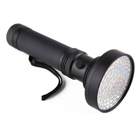 100LED UV-ficklampa Pengar Sedel Detektor Hunter Finder Portable Ultra Violet Blacklight Torch Light Lamp Safety