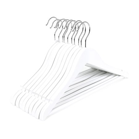 Barngalgar i trä 20-pack - Vit