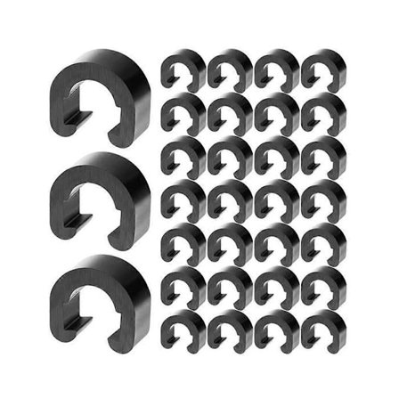 200 kpl Polkupyörän C-pidike Vaijerin Ohjain Kiinnike Jarruvaihtajan Vaijerin C-pidike Maastopyörälle