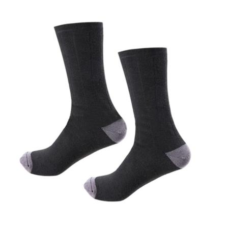 Uppladdningsbara uppvärmda strumpor Lång livslängd och tvättbar Lämplig för cykling och skidåkning black a pair socks