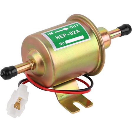 12V Universal Elektrisk Brændstofpumpe, Lavt Tryk 2.5-4 PSI Inline F