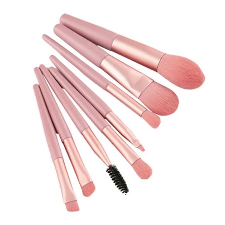 8Pcs Professional Makeup Brush Set Soft Fluffy Hair Brushes Eye Shadow Foundation Blush Blending Beauty Cosmetics Makeup Tools