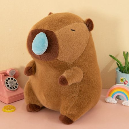 25-60 cm Cute Capybara Plys Legetøj Simulering Capibara Fluffty Dukke Internet Berømthedsdyr Blødt udstoppet legetøj Værelse Dekoration Børnegave