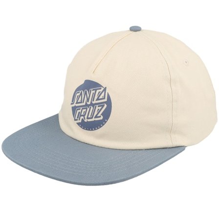 Santa Cruz - White Czapka Z Daszkiem - Reason For Living Ecru/Heritage Blue Snapback @ Hatstore