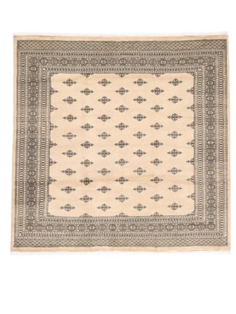 Tapete Oriental Paquistão Bucara 2Ply 244X246 Quadrado Bege/Castanho (Lã, Paquistão)