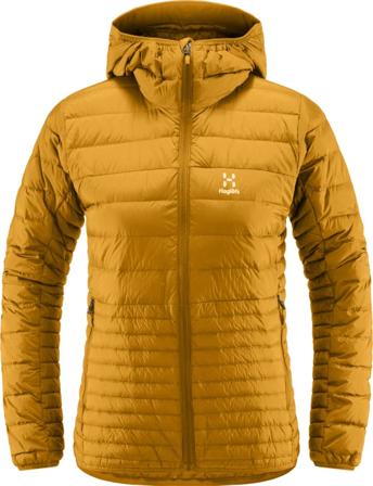 Haglöfs Micro Nordic Down Hood Women Women middle-layer down jackets Yellow S