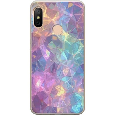 Kompatibelt Mobilskal till Xiaomi Redmi 6 Pro Prismatiskt mönster