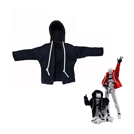Hoodie Magnetisk Actionfigur Set Actionfigur Med Hoodie