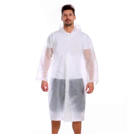 Ultralet Regnponcho Bærbar Vandtæt Regnfrakke Mænd Kvinder Cykling Regnbeskyttelse Hætte Regnfrakke til Turisme Vandring Fiskeri Camping Backpacking 