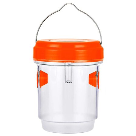 Effektiva getingfällor för utomhusbruk med solcellsdriven LED-lampa, fångar flygande insekter från uteplats, trädgård och bakgård