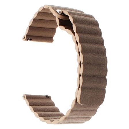 Samsung Gear Sport / Samsung Galaxy Watch Active 2 40 / 44mm klockarmband i läder - Brun