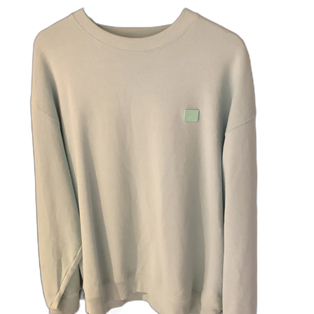 Acne crew neck sweatshirt spearmint green