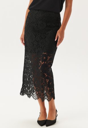 BUBBLEROOM Midi Lace Skirt Klær