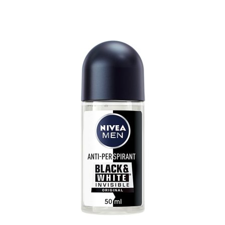NIVEA Men Invisible Black & White Deo Roll-On 50 ml, Parfumer & Dufte, Dufte, Deodorant