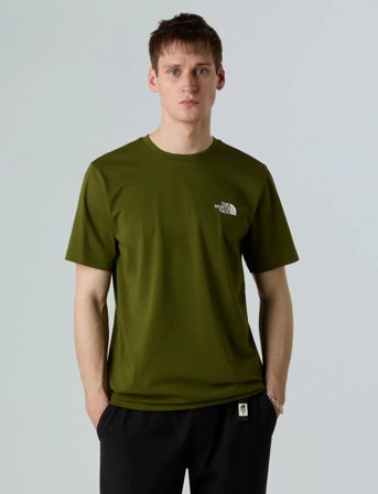 The North Face M Ss Simple Dome Tee - Green - XS