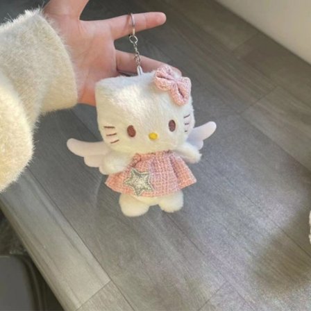 Kawaii Pehmo Pink Skirt Wing Sarjakuva Anime Fun And e Couple Gif