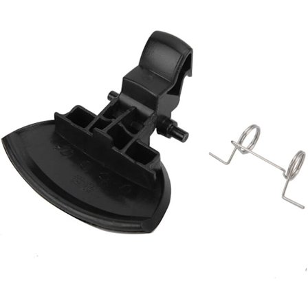 Sort handskerums låghåndtag med udskiftningsfjeder til Citroën C4 2004-2010 ABS + metal