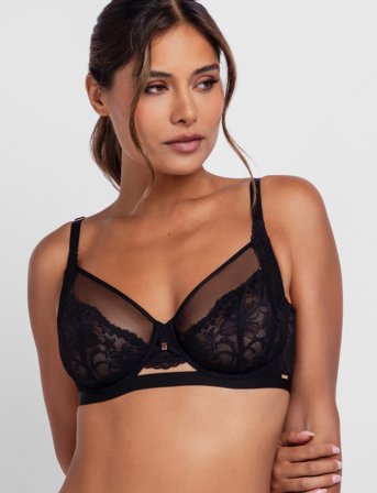 Dorina Jemma Non Padded Wired Bra - Black - E x 70